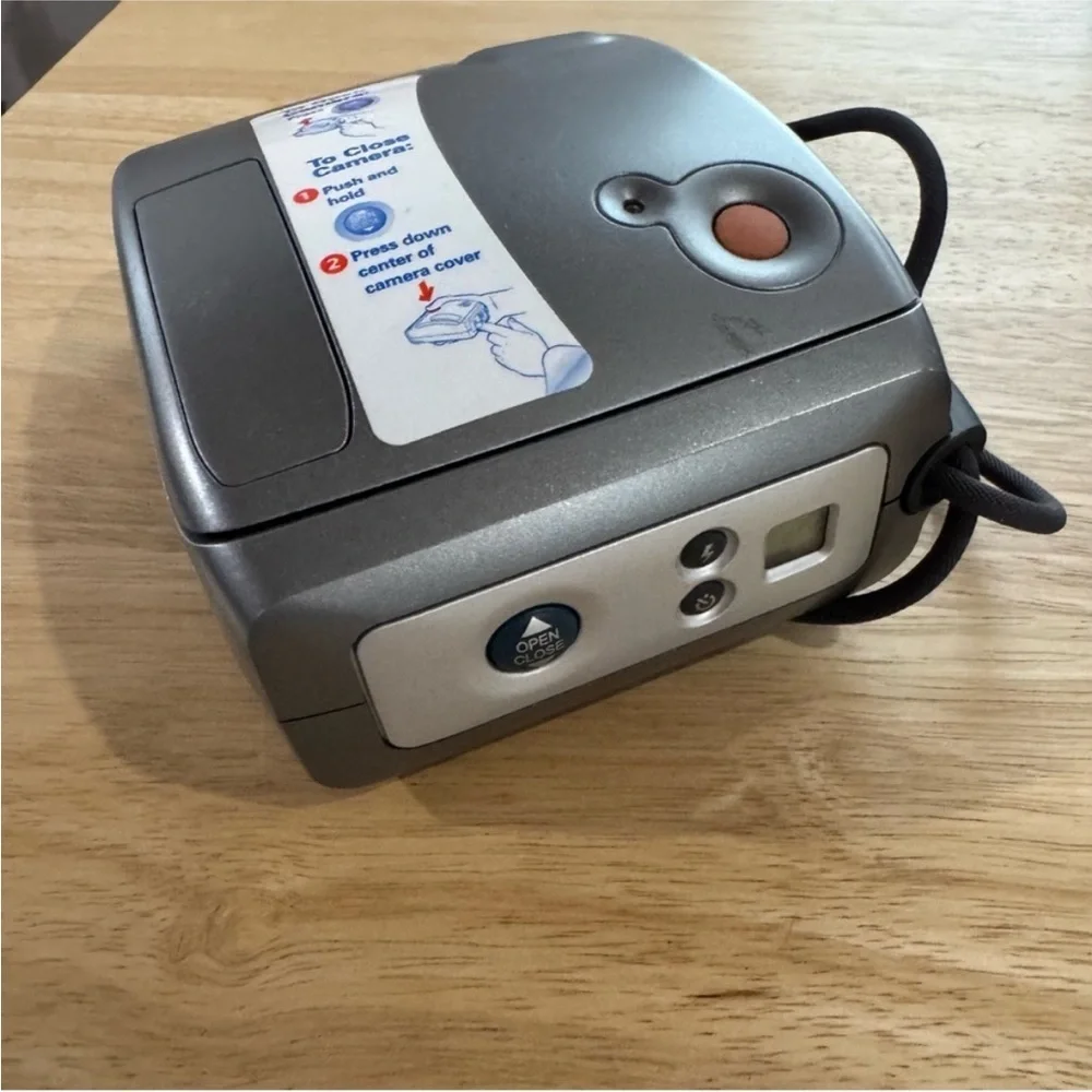 Polaroid One Instant Camera - Black and Silver